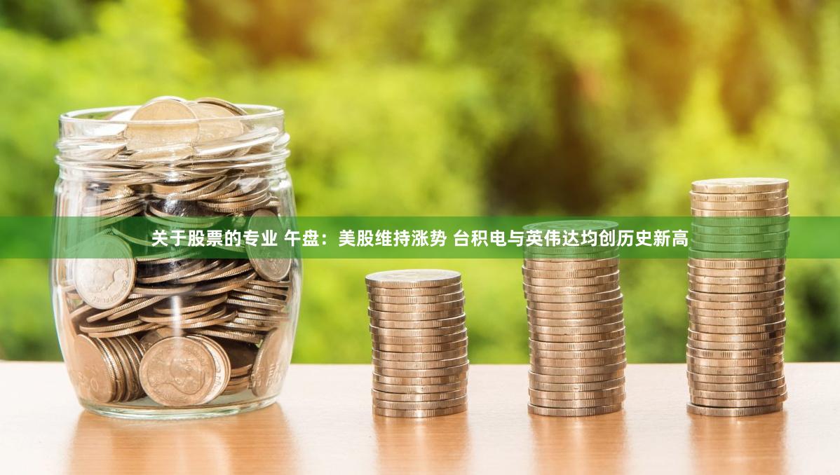 关于股票的专业 午盘：美股维持涨势 台积电与英伟达均创历史新高